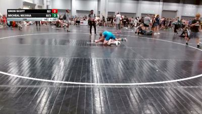 109 lbs Round 2 (8 Team) - Micheal Nicosia, Mat Assassins Black vs Dron Scott, Indiana Outlaws