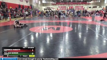 95 lbs Cons. Round 3 - Malakai Barker, Osceola vs Dominick Mariotti, STMA