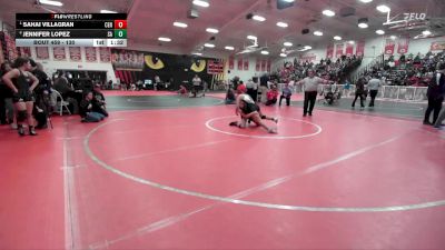 130 lbs Quarterfinal - Sahai Villagran, Centennial (Corona) vs Jennifer Lopez, Santa Ana