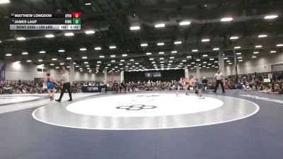 138 lbs Quarters - Matthew Longdon, St. Pius X High School Wrestling vs James Lauf, Eierman Elite Wrestling Club