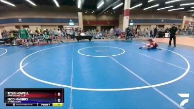 120 lbs Cons. Round 4 - Titus Howell, Spartan Mat Club vs Nico Maurici, 3F Wrestling
