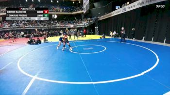 5A 132 lbs Cons. Round 3 - Charlie Freese, Lampasas vs Gideon Sanchez, San Antonio Burbank