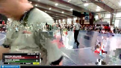 64 lbs Quarterfinal - Taysom Jensen, Gunnison Valley vs Heston Williams, Altamont Longhorn Wrestling