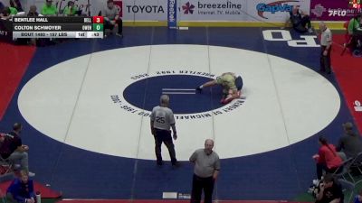 157 lbs Round Of 16 - Bentlee Hall, Bellefonte vs Colton Schwoyer, Owen J Roberts