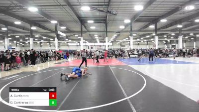 109 lbs Consi Of 4 - Alex Curtis, Torotech vs Davian Contreras, Desert Dogs WC