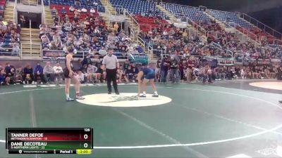 126 lbs Semis & 1st Wrestleback (8 Team) - Tanner Defoe, Hettinger/Scranton vs Dane DeCoteau, 5-Northern Lights