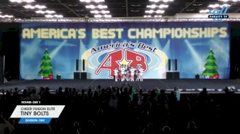 Cheer Fusion Elite - Tiny Bolts [2024 L1 Tiny Day 1] 2024 America's Best Indy Challenge