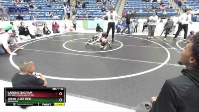 55 lbs Quarterfinal - John Luke Eck, Brawlers vs Larenz Ingram, RSA Red Storm Wrestling