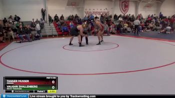 285 lbs Champ. Round 2 - Tanner Musser, Meeker vs Vaughn Shallenberg, Rocky Mountain