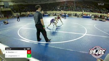 126 lbs Quarterfinal - Wesley Madden, Standfast vs Colby Longanacre, Chickasha Youth Wrestling