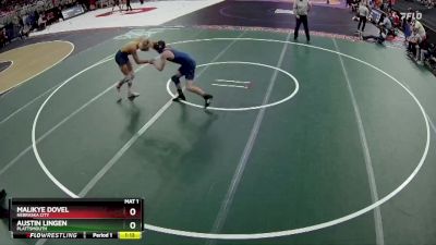 Champ. Round 1 - Malikye Dovel, Nebraska City vs Austin Lingen, Plattsmouth