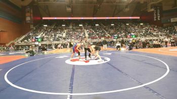 4A-165 lbs Champ. Round 1 - Garret Horton, Evanston vs Trigg Thompson, Central