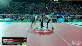 5A 285 lbs Champ. Round 1 - Hyrum Heindel, Kuna vs Aiden McGinnis, Mountain View