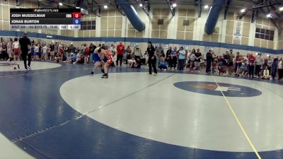 14U Boys FS - 75-80 Champ. Round 1 - Josh Musselman, Contenders Wrestling Academy vs Jonas Burton