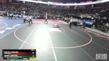 II-101 lbs Cons. Round 4 - Collin Logalbo, Little Falls vs Wyatt Sartori, Dansville/Wayland-Cohocton