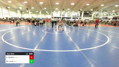 138 lbs Quarterfinal - Ashton Austin, Bennington Tri-State vs Max Lurie, Kryptonite Wrestling Klub