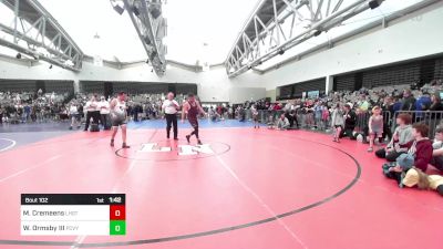 Rr Rnd 2 - Mike Cremeens, Lehighton vs William J Ormsby III, Passaic Valley