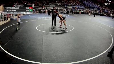 D 2 150 lbs Semifinal - Caleb Lavine, Sam Houston vs Karter Deculus, Teurlings Catholic