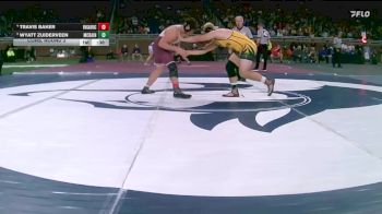 D4-215 lbs Cons. Round 3 - Wyatt Zuiderveen, McBain vs Travis Baker, Riverview Gabriel Richard