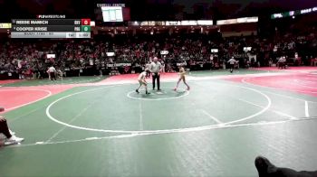 85 lbs Cons. Round 4 - Cooper Krise, PBG1 vs Reese Mamich, BKV1