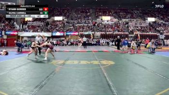 G - 145 lbs Cons. Round 4 - Ryann Gorder, Baker Girls vs Olivia Carnell, St. Ignatius Girls