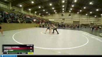 110 lbs Cons. Round 3 - Sadie Corn, Olathe vs Madison Campbell, Slam Academy