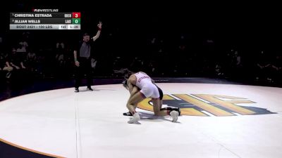 100 lbs Final - Christina Estrada, Buchanan (CS) vs Jillian Wells, Lakeside (SS)