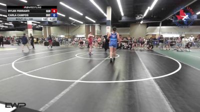 190 lbs Final - Rylee Ferranti, Global Wrestling Club vs Carla Campos, Southern Style Wrestling Club