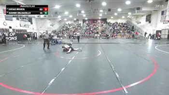 132 lbs Cons. Round 2 - Xavier Delgadillo, Shadow Hills vs Lucas Mojica, Rosemead