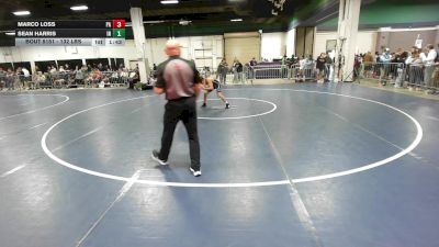 132 lbs Consi Of 128 #2 - Marco Loss, PA vs Sean Harris, IN