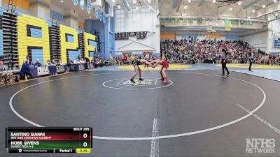 126 lbs Cons. Round 3 - Santino Sianni, Red Lion Christian Academy vs Hobe Givens, Sussex Tech H S
