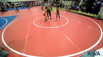 49 lbs Consi Of 4 - Zylis Woodard, Bartlesville Wrestling Club vs Gunner Jenkins, Fort Gibson Youth Wrestling