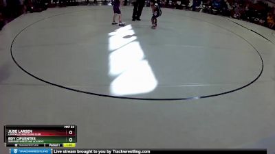 17 lbs Quarterfinal - Jude Larsen, Louisville Wrestling Club vs Edy Cifuentes, Warrior Wrestling Academy