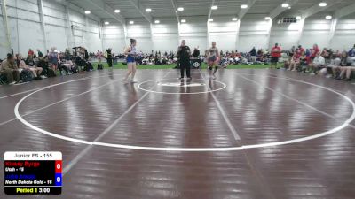 155 lbs Kinsey Byrge, Utah vs Julia Araujo, North Dakota Gold