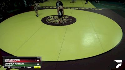 130 lbs Placement (4 Team) - Dominick Johnson, Hutchinson vs Cayse Simmons, Grand Rapids