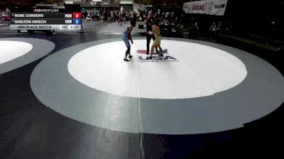 120 lbs 1st Place Match - Rene Cordero, Poway High School Wrestling vs Shelton Hirsch, Edison High School Wrestling