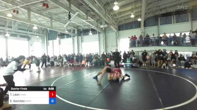 215 kg Quarterfinal - Tony Leon, Thunder WC vs Esteban Sanchez, Montgomery HS