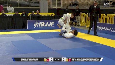 Vitor Henrique Andrade Da Paixão vs Daniel Antonio Amaya 2025 Pan Jiu Jitsu IBJJF Championship