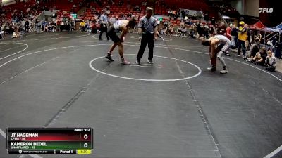 140 lbs Round 1 - Jt Hageman, CPWA vs Kameron Bedel, Unaffilated