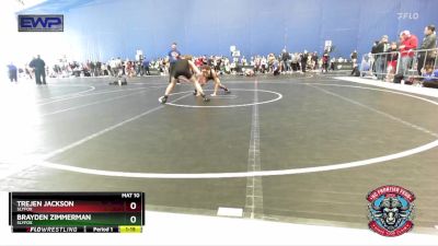 110 lbs Cons. Round 2 - Trejen Jackson, SlyFox vs Brayden Zimmerman, SlyFox