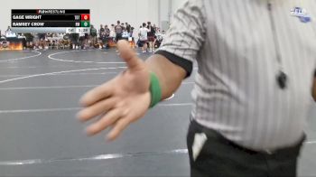 106 lbs Round 1 (4 Team) - Gage Wright, The Dream Team vs Ramsey Crow, Refinery Wrestling