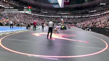 G100-5A 1st Place Match - Justice Gutierrez, Pomona Girls vs Peggy Dean, Sand Creek Girls