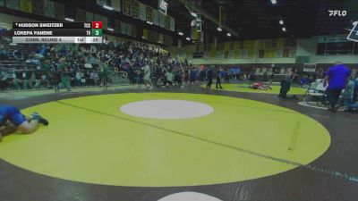 215 lbs Cons. Round 4 - Lokepa Fanene, Temecula Valley vs Hudson Sweitzer, Trinity Classical Academy