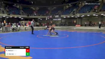 132 lbs Semifinal - Caden Harvey, Lincoln-Way Central vs Ramez Watson, Pekin