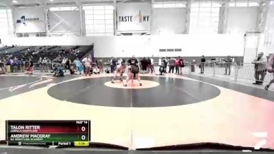 145 lbs Cons. Round 4 - Talon Ritter, Gorilla Grapplers vs Andrew MacGray, B2 Wrestling Academy