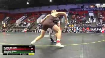 171 lbs Quarterfinals (8 Team) - Brayden Bobo, Hartland HS vs Fletcher Smith, Holt HS