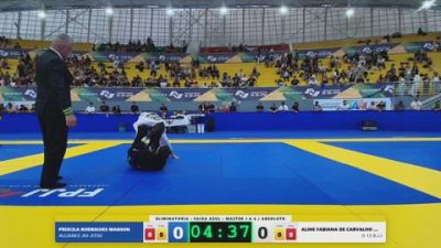 ALINE FABIANA DE CARVALHO MULLER vs PRISCILA RODRIGUES MARSON 2026 FPJJ Campeonato Paulista