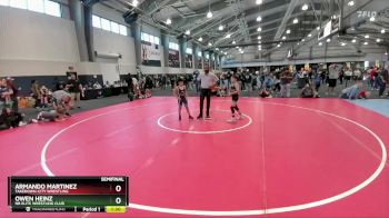 83 lbs Semifinal - Armando Martinez, Takedown-City Wrestling vs Owen Heinz, NB Elite Wrestling Club