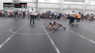 84 lbs Round 4 (8 Team) - Joseph Fleming, Mat Assassins Black vs Aubrey Kokinda, CTWHALE Green