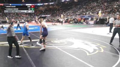 Champ. Round 1 - Corban Hemje, Millard North vs Jesse Gage, Bellevue West